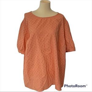 AVA & VIV 2X cinnamon blouse NWT